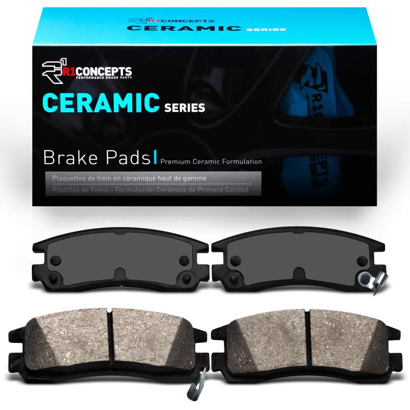 Buick Allure Brake Pads - Front + Rear - R1 Concepts - Ceramic - `95-`10